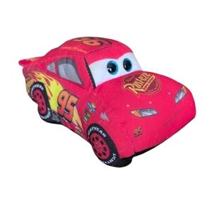Rare Ty Sparkle Disney Lightning McQueen Plush Toy - 8 Inch